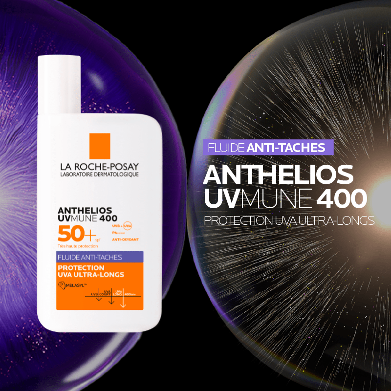 Anthelios UVMUNE 400 Fluide anti - taches SPF 50+ - La Roche - Posay | BeautyForYou.ma