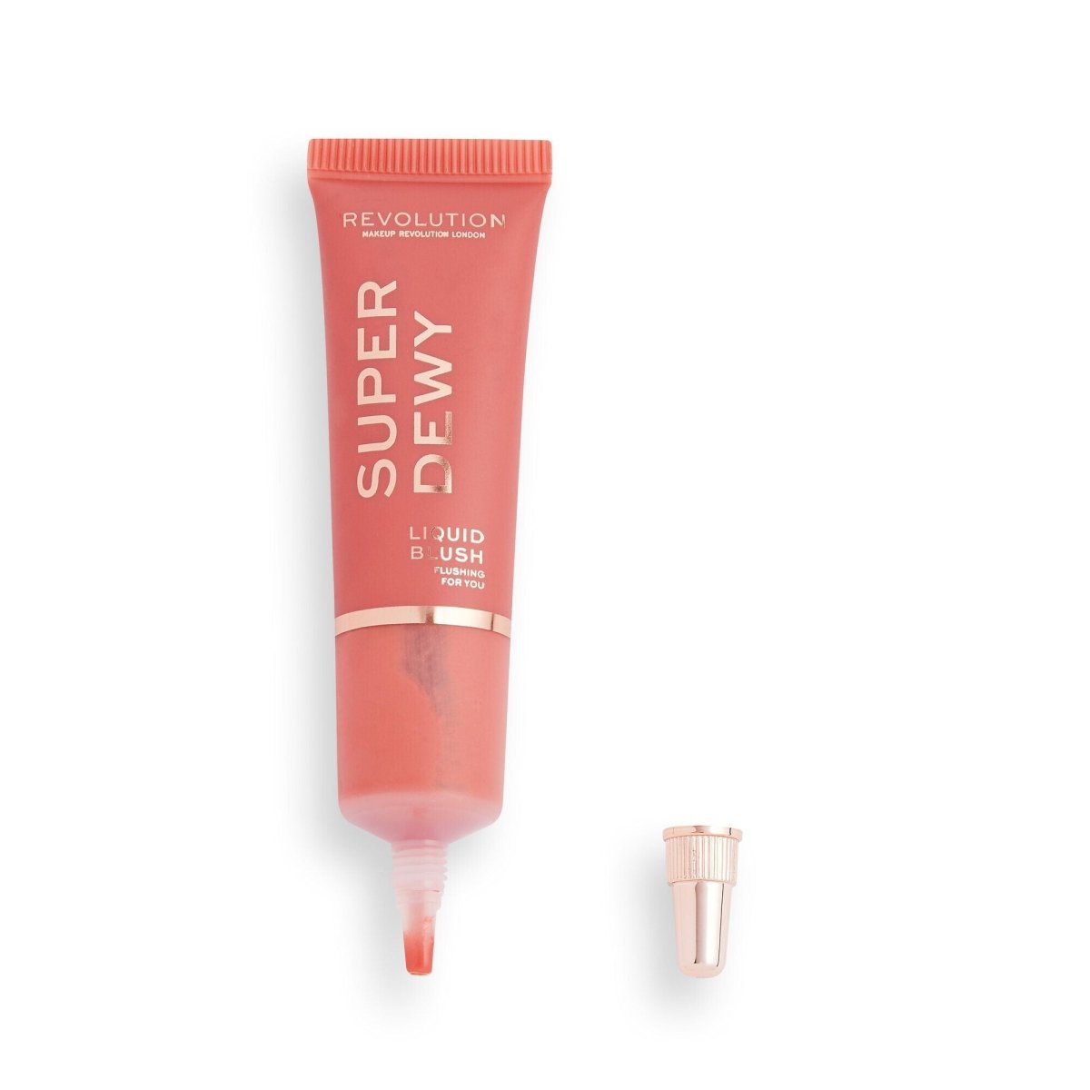 REVOLUTION SUPERDEWY LIQUID BLUSHER FLUSHING FOR YOU - 5057566365390
