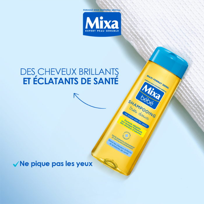 Mixa Bébé - Shampoing très doux 300ml - 3600551119793