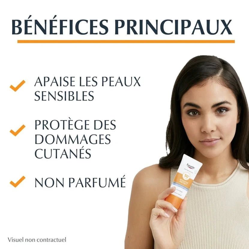 Eucerin SUN PROTECTION SENSITIVE PROTECT Crème SPF 50+ - 50ml - 63842B