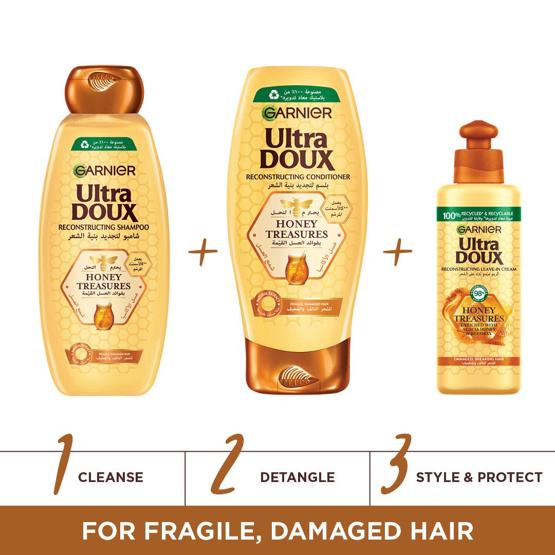 Garnier Ultra Doux Shampoing Tresor de Miel 400ml - 3600541510531