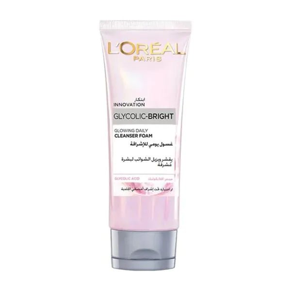 L'Oreal Paris Glycolic Bright Gel Nettoyant 100ml - 3610340663192