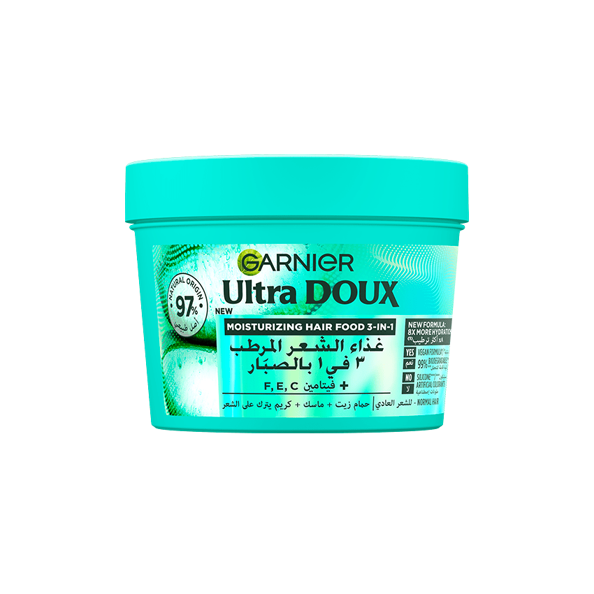 Garnier Ultra Doux Hair Food - Masque Réparateur à l'Aloe Vera - Pour Cheveux es cheveux secs - 390 ml - 3600542371063