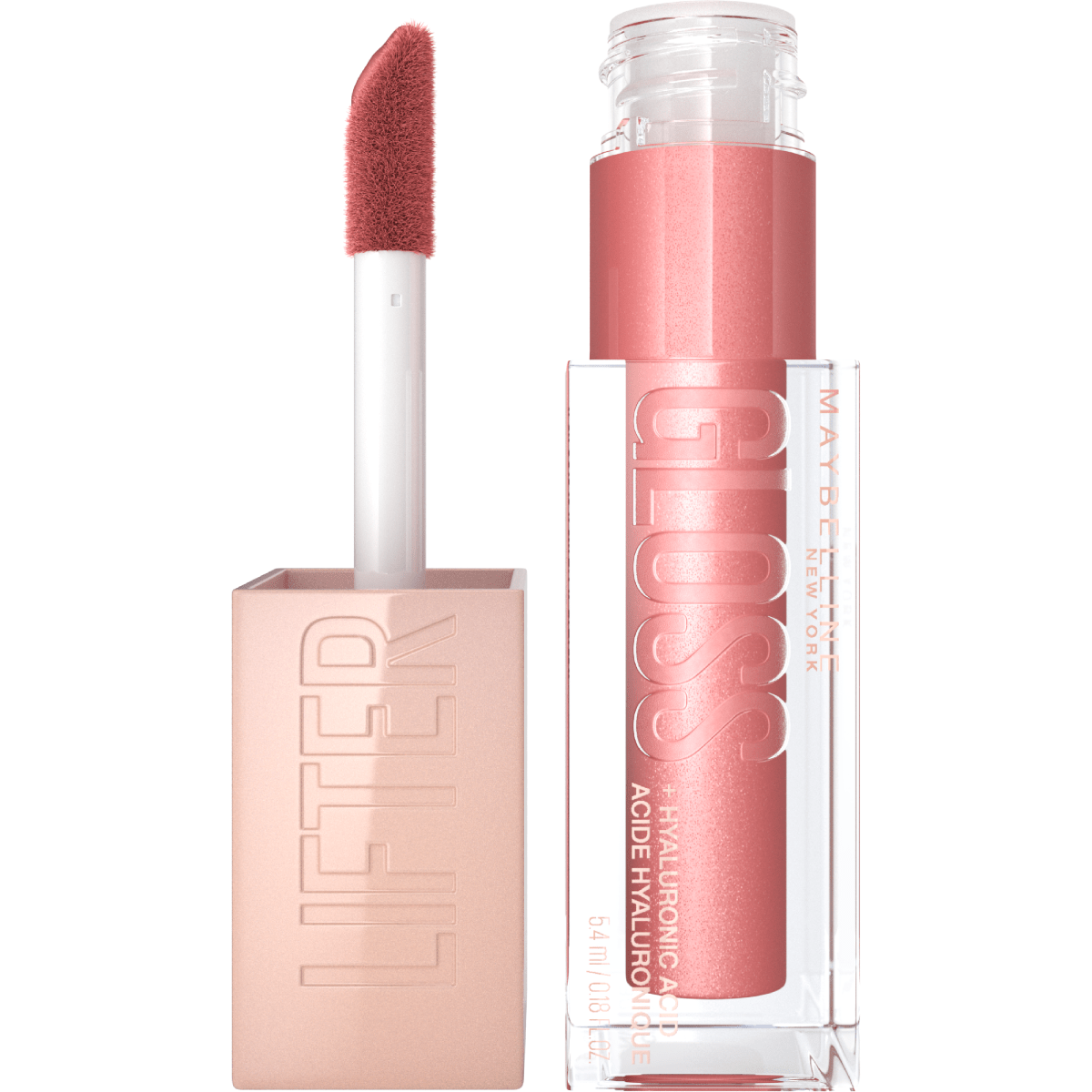 Maybelline New York - Gloss à Lèvres Hydratant & Brillance Instantanée - Enrichi en Acide Hyaluronique - Lifter Gloss - Teinte : 003 Moon - Maybelline | BeautyForYou.ma