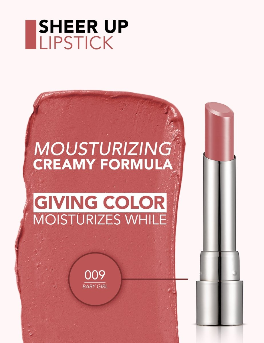 SHEER UP NEW SLS - 009 BABY GIRL - Flormar | BeautyForYou.ma