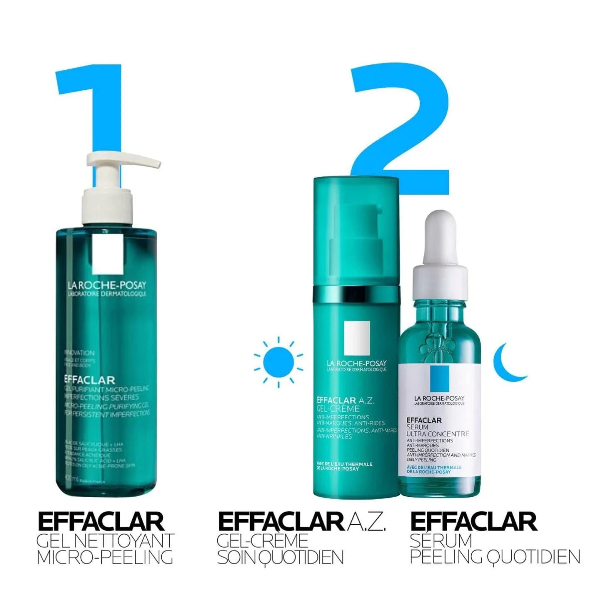 La Roche - Posay Effaclar A.Z Gel - Crème 40ml – Soin Anti - Imperfections & Réparateur - La Roche - Posay | BeautyForYou.ma