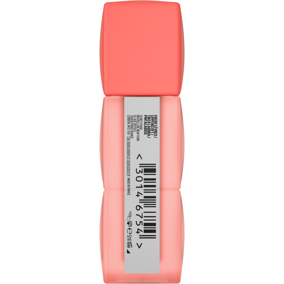 Maybelline New York - Blush à Lèvres Teddy Tint - Effet Mat Fondu - Tenue Longue Durée - Teinte : Baby Tee (25) - Contenance : 5 ml - 30146754
