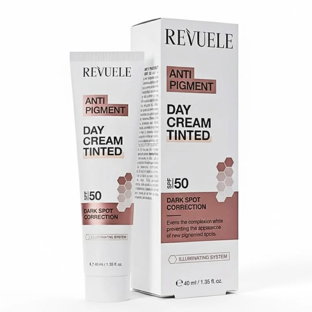 REVUELE ANTI PIGMENT DAY CREAM TINTED SPF 50, 40 ml - Revuele | BeautyForYou.ma