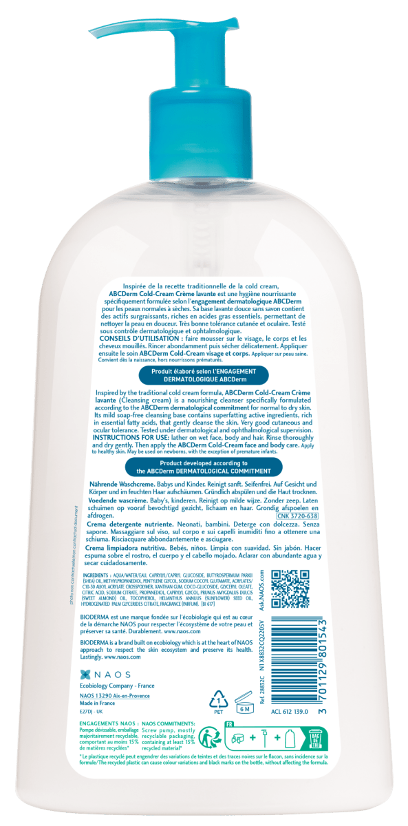 ABC DERM COLD CREAM CR LAVANTE 1L - 28832