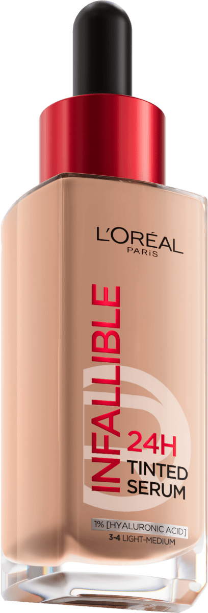 L'Oréal Paris Fond de Teint Sérum Teinté Infallible 24H LGHTMED 3 - 4 - 3600524190538