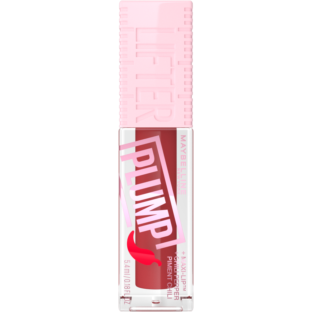 Maybelline New York Gloss Lifter Plump N°6 HOT CHILI - Maybelline | BeautyForYou.ma