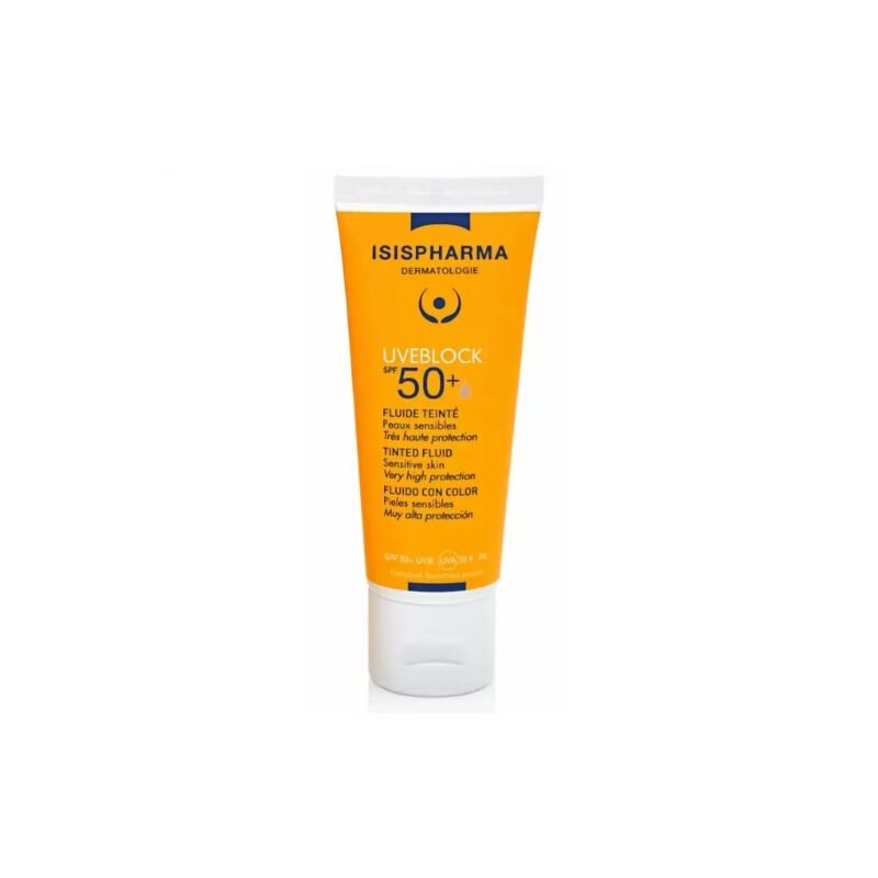 ISISPHARMA - UVEBLOCK SPF 50 FLUIDE TEINTE CLAIRE 40ML - ISISPHARMA | BeautyForYou.ma