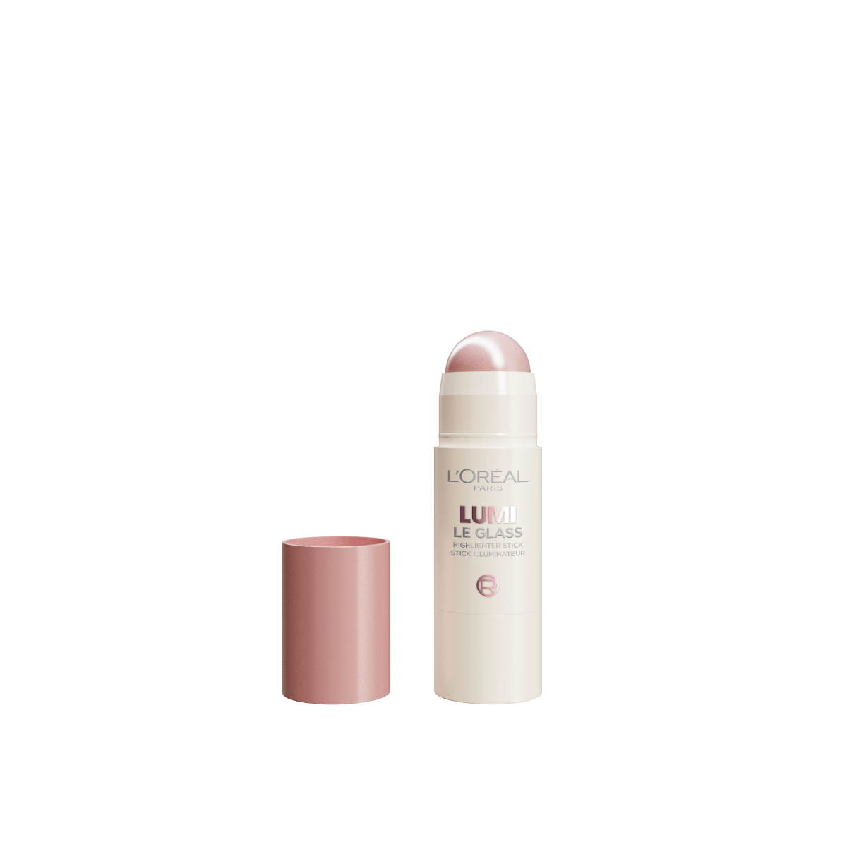 L'Oréal Paris - Highlighter Stick - Enlumineur Multi - Usages - Tous Type de Peau - Formule Légère et Agréable - Lumi Glass - Teinte : 620 PINK BALLET - 5g - L'Oréal Paris | BeautyForYou.ma