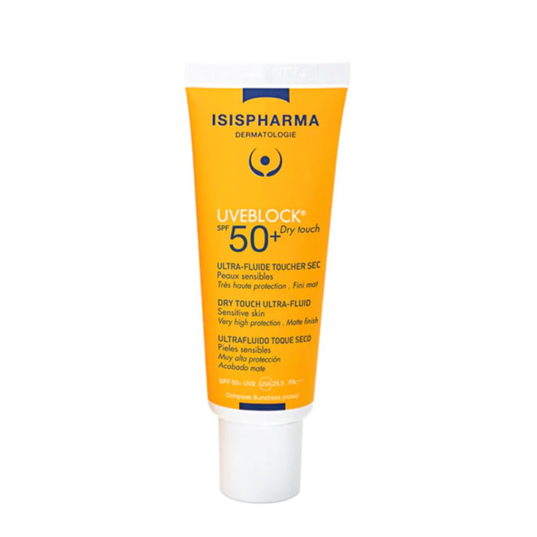 ISISPHARMA UVEBLOCK DRYTOUCH invisible SEC SPF50 40ML - ISISPHARMA | BeautyForYou.ma