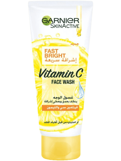 Garnier Skin Active Fast Bright Gel Nettoyant Vitamine C - 100Ml - Garnier | BeautyForYou.ma
