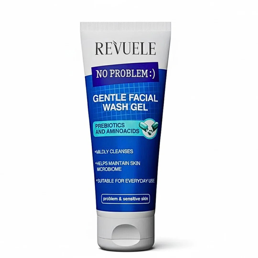 REVUELE NO PROBLEM GENTLE FACIAL WASH GEL PREBIOTICS AND AM - Revuele | BeautyForYou.ma