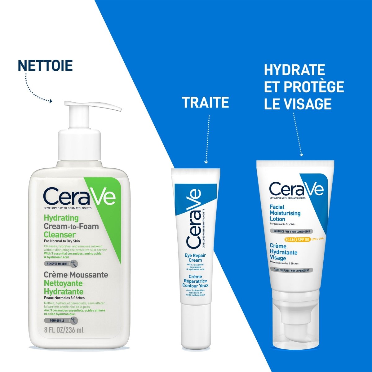 Cerave creme yeux 14ml - Cerave | BeautyForYou.ma