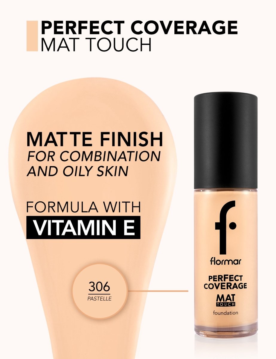 PF COV MAT TCH FDT - 306 PASTELLE NP - Flormar | BeautyForYou.ma