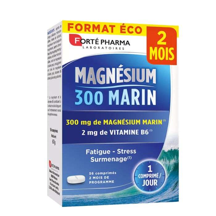 FORTE PHARMA MAGNE 300 MARIN 56 COMPRIMES - Forté Pharma | BeautyForYou.ma