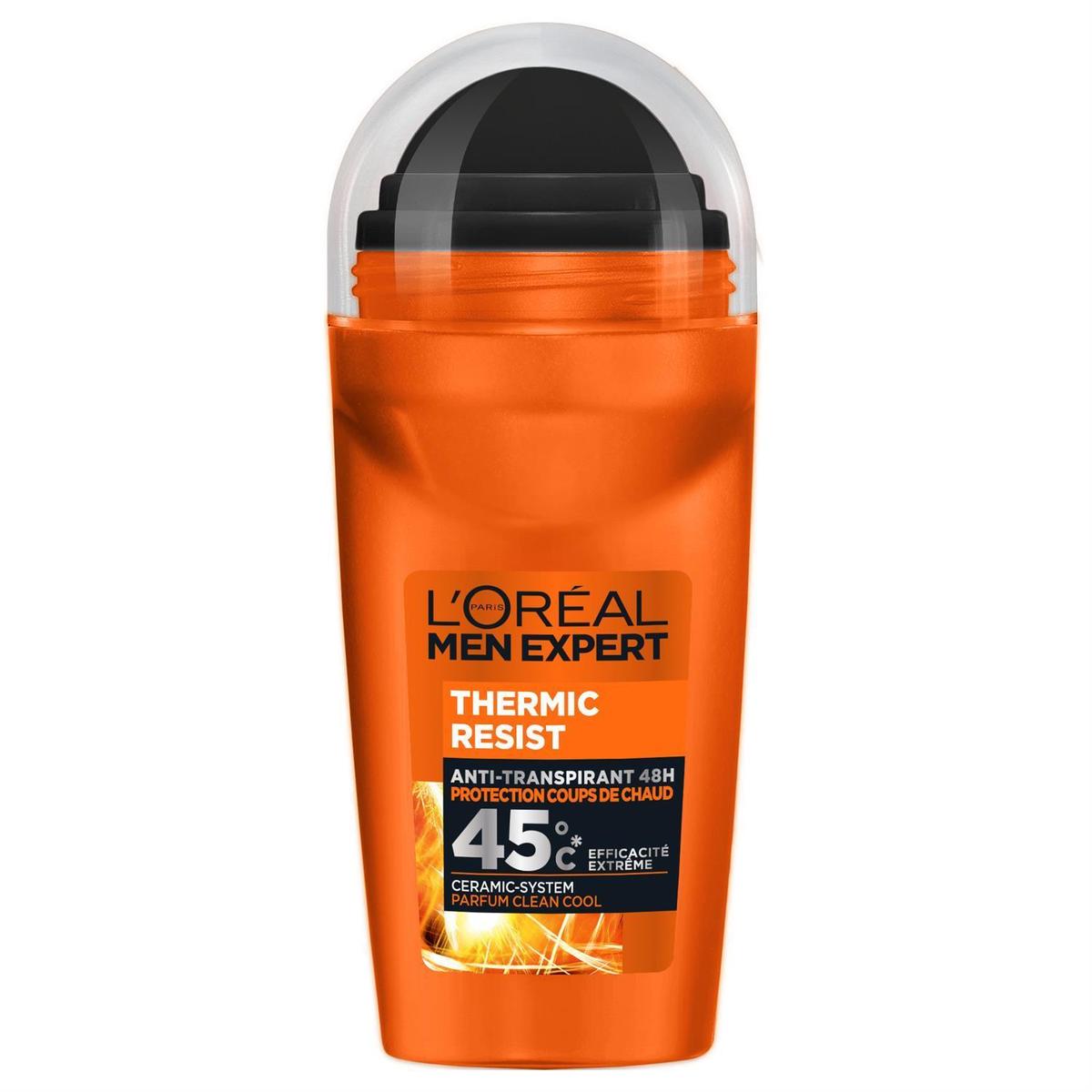 L'Oréal Men Expert - Thermic Resist Déodorant Bille pour Homme - 50 ml - 3600522632665