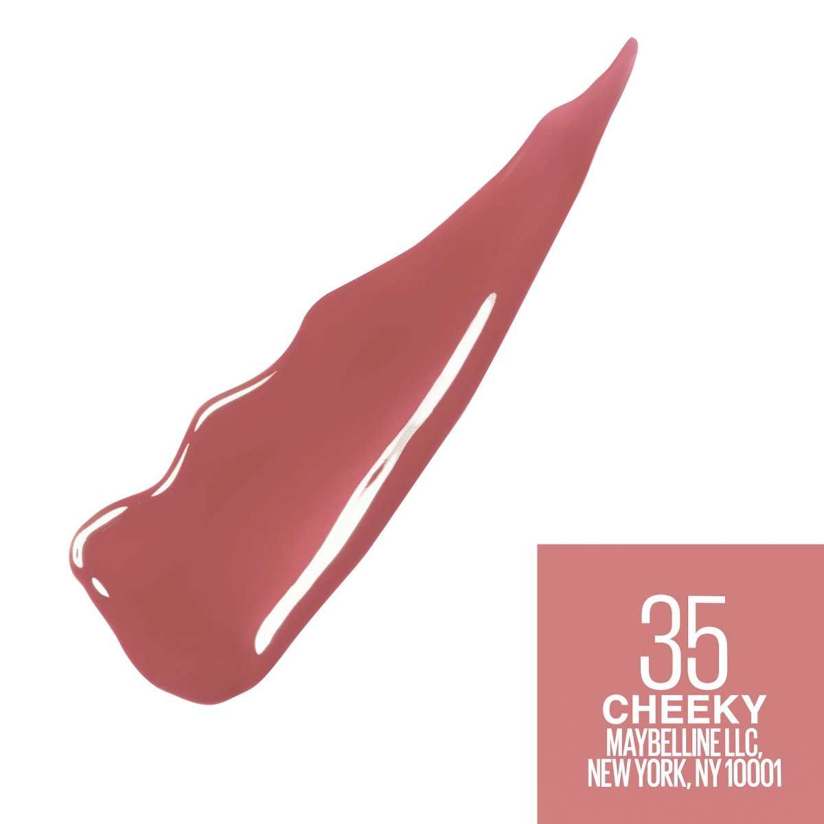 Maybelline New York - Rouge à Lèvres Liquide - SuperStay Vinyl Ink - Teinte : Cheeky (35) - Maybelline | BeautyForYou.ma