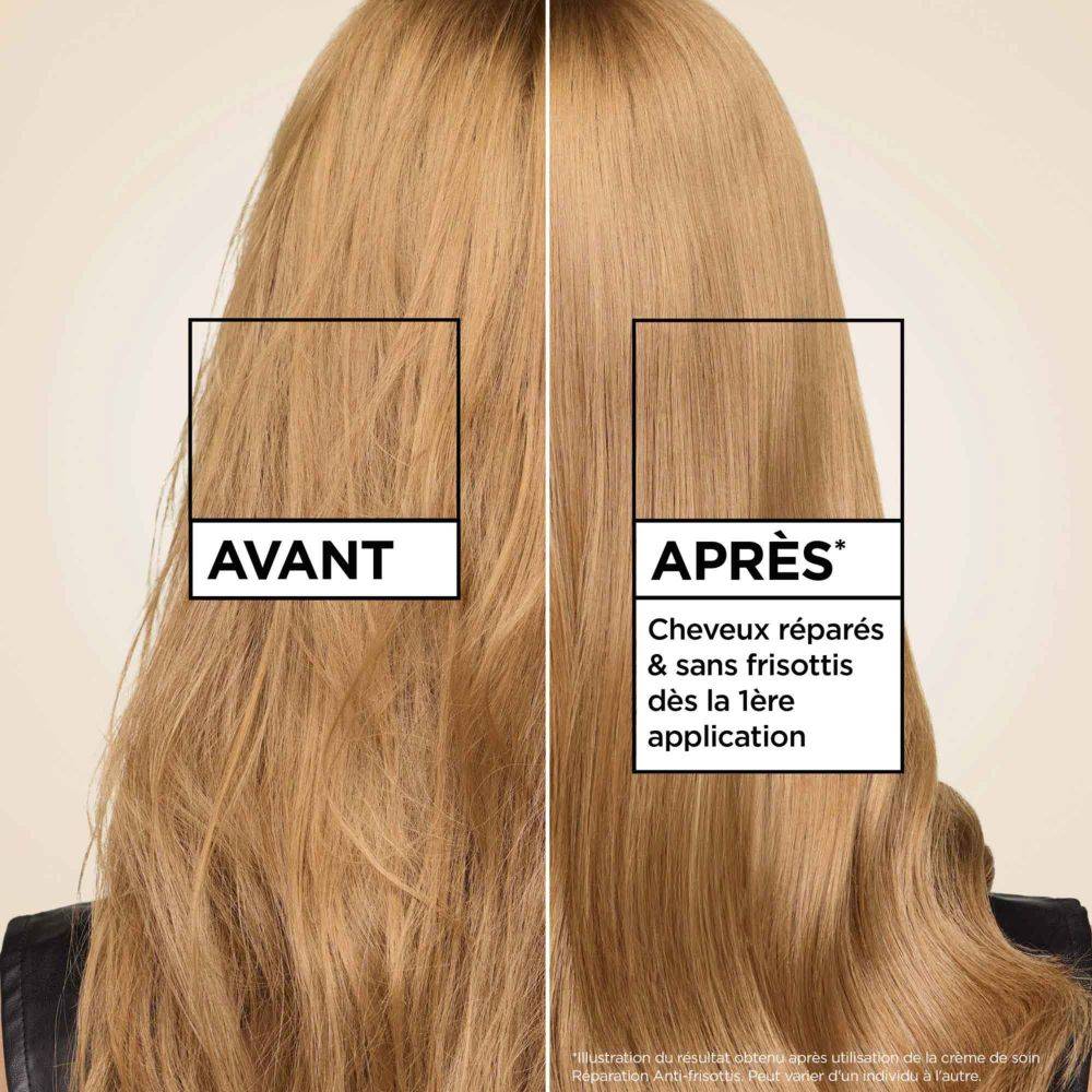 Garnier Ultra Doux Trésors de Miel pour Cheveux Fragiles & Cassants - Crème de Soin 2 - en - 1 Réparation Anti - Frisottis - Au Miel d'Acacia, de Manuka & de Lavande - 200ml - 3600542267205