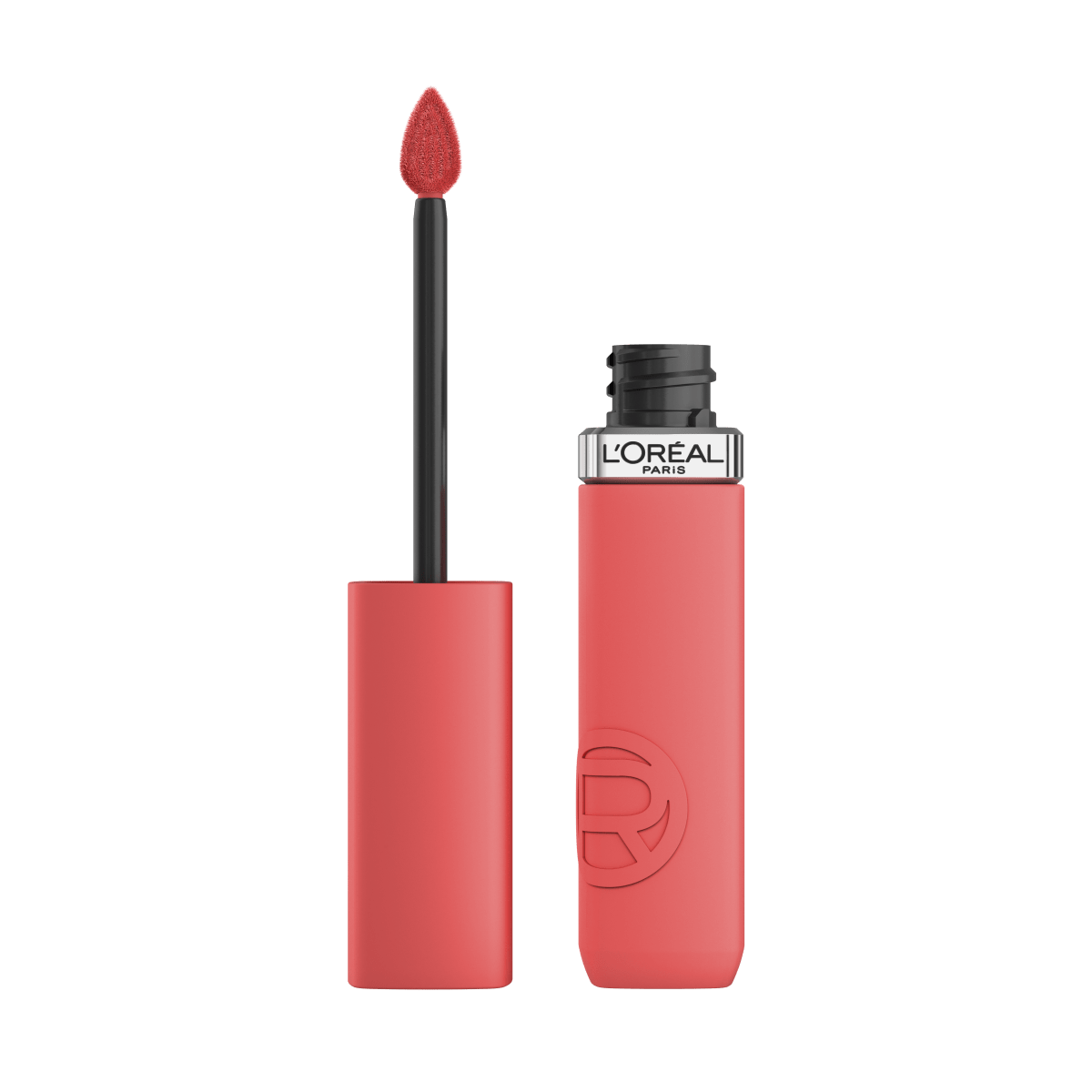 L'Oréal Paris - Rouge à Lèvres Liquide - Couleur Intense & Fini Mat - Longue Tenue - Sans Transfert - À L'Acide Hyaluronique - Infaillible Matte Resistance - Teinte : 625 Summer Fling - 30188624