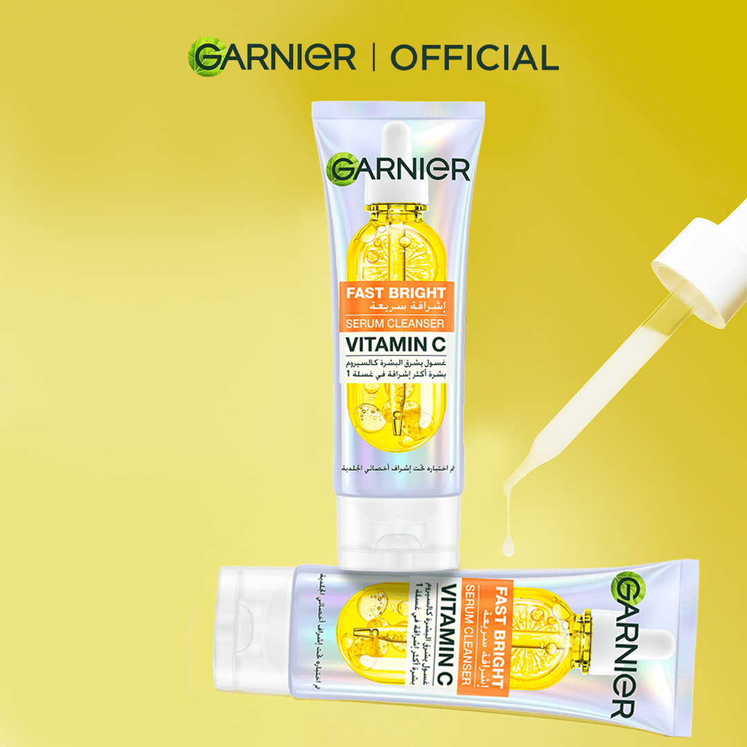 GARNIER FAST BRIGHT SERUM CLEANSER 100ML - Garnier | BeautyForYou.ma