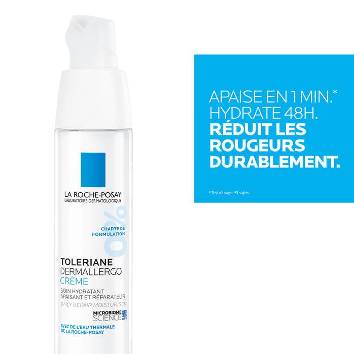 La Roche - Posay Toleriane Dermallergo Crème Hydratante Peau Sensible et Allergique 40 ML - La Roche - Posay | BeautyForYou.ma