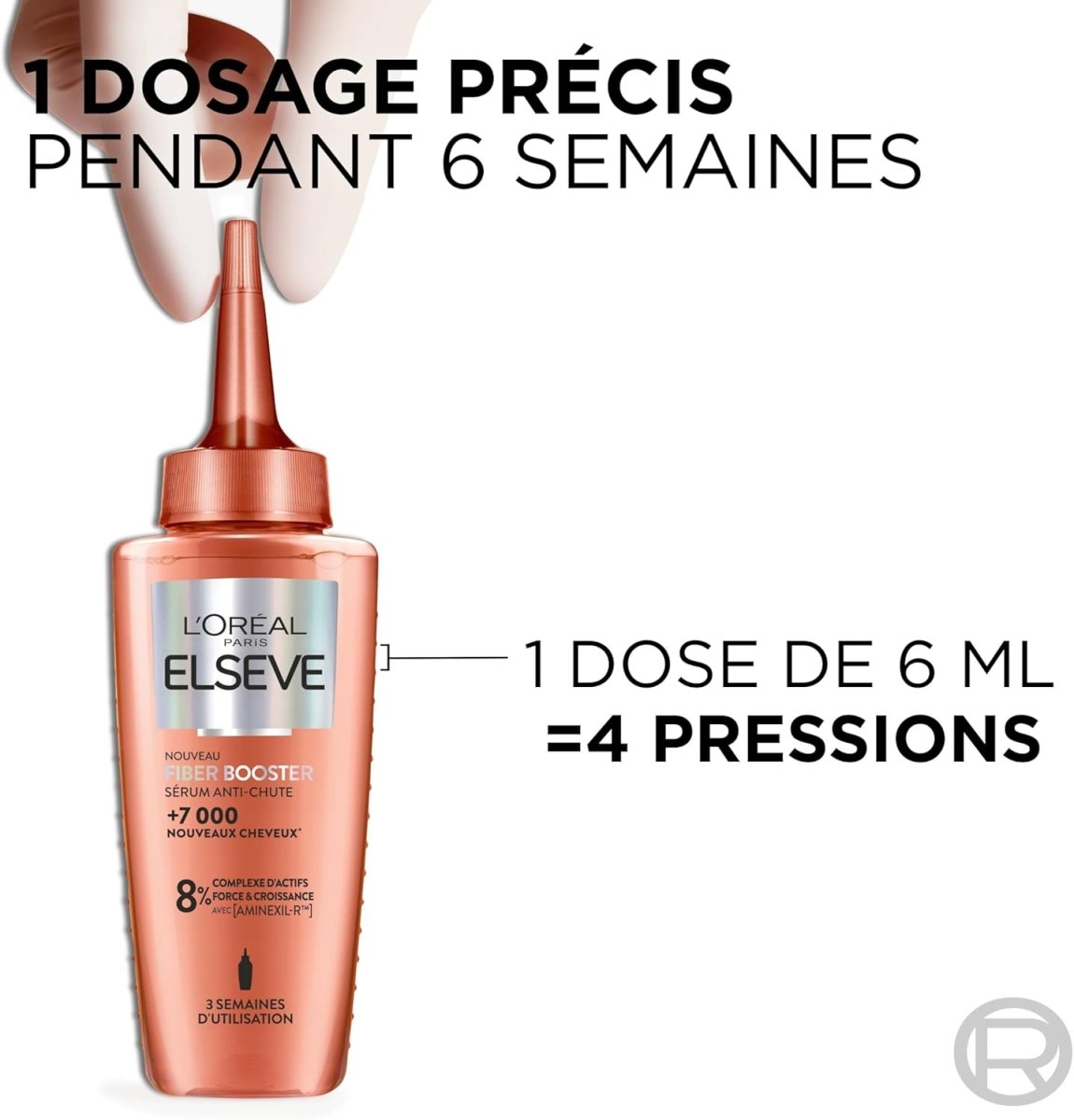 L’OREAL PARIS – Elseve Fiber Booster – Sérum Anti - Chute Cheveux Clairsemés – Hommes & Femmes - Enrichi en Aminexil - R - L'Oréal Paris | BeautyForYou.ma