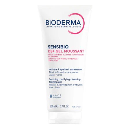 BIODERMA SENSIBIO DS+ GEL MOUSSANT NETTOYANT APAISANT 200 ML VISAGE ET CORPS - Bioderma | BeautyForYou.ma
