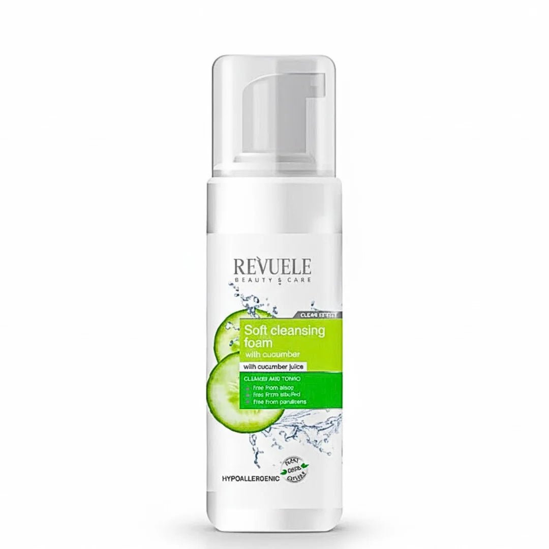 REVUELE AIR CLEANSING FOAM WITH CUCUMBER JUICE 150ML - Revuele | BeautyForYou.ma