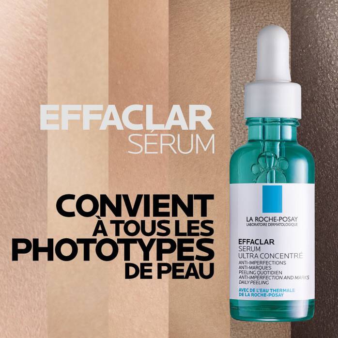 EFFACLAR Sérum à l'Acide Salicylique Ultra Concentré - La Roche - Posay | BeautyForYou.ma
