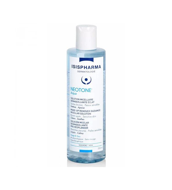 ISISPHARMA NEOTONE AQUA SOLUTION MICELLAIRE DEMAQUILLANTE ECLAT 250ML - Beauty For You | BeautyForYou.ma