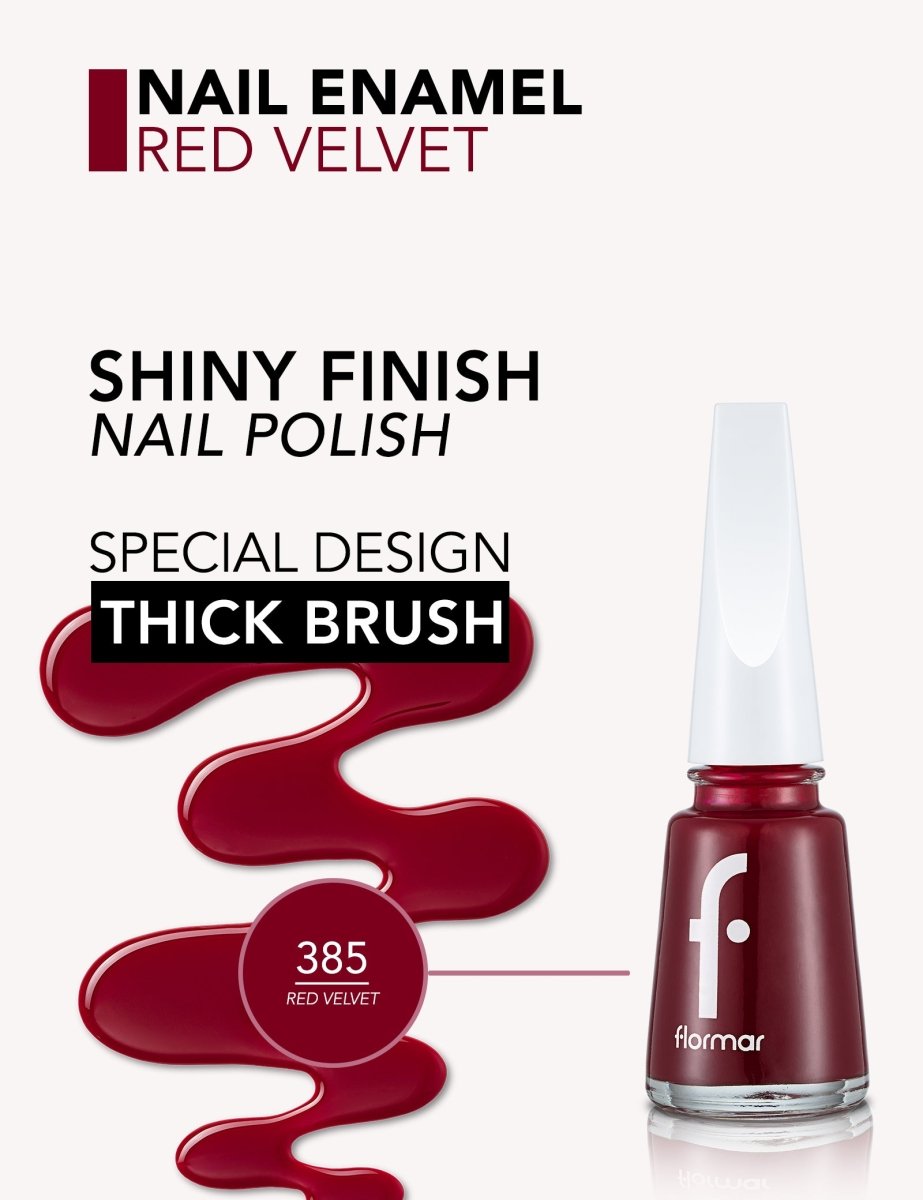 FLORMAR FNE - 385 RED VELVET NEW - 8682536035965