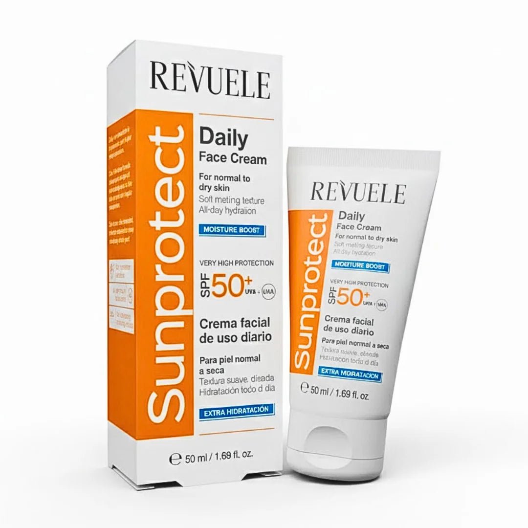 REVUELE SUNPROTECT DAILY FACE CREAM – MOISTURE BOOST, SPF 5 - Revuele | BeautyForYou.ma