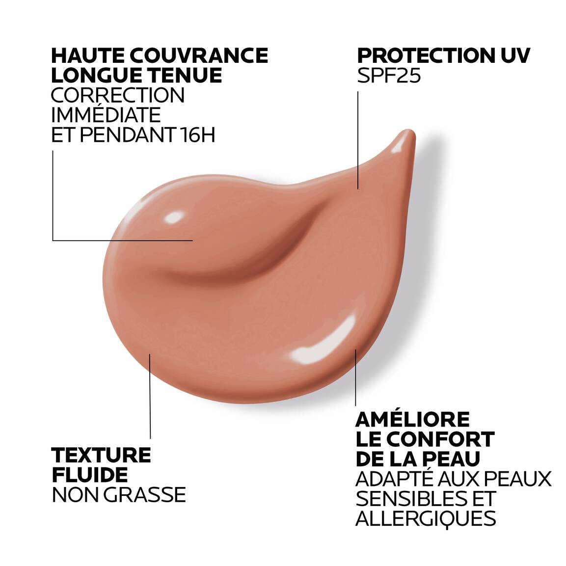 La Roche - Posay toleriane fond de teint fluide 11 - La Roche - Posay | BeautyForYou.ma