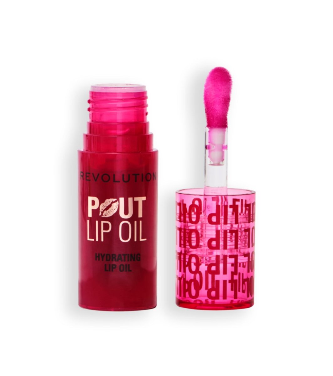 Revolution Pout Lip Oil Cherry Red - 5057566853330