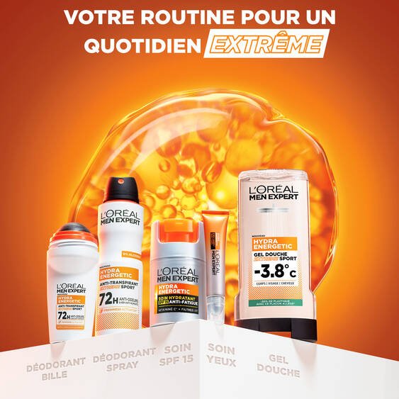 ROLL ON HYDRA ENERGETIC EXTREME SPORT 50ML - L'Oréal Paris | BeautyForYou.ma