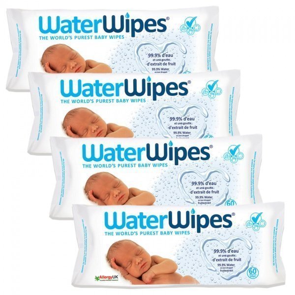WATERWIPES BABY 4x60 PK BIO - 420070