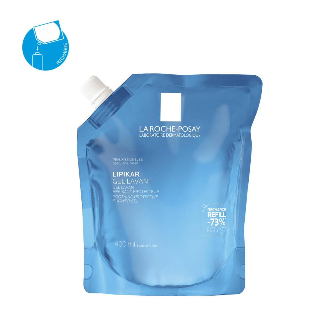 La Roche - Posay lipikar refill gel lavant 400ml - La Roche - Posay | BeautyForYou.ma