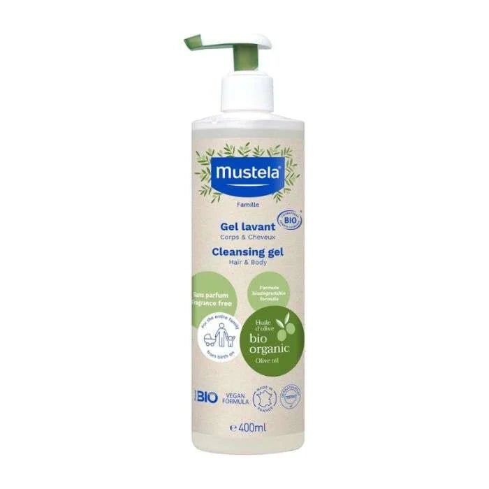 MUSTELA GEL LAVANT CORPS ET CHEVEUX 400 ML - Beauty For You | BeautyForYou.ma