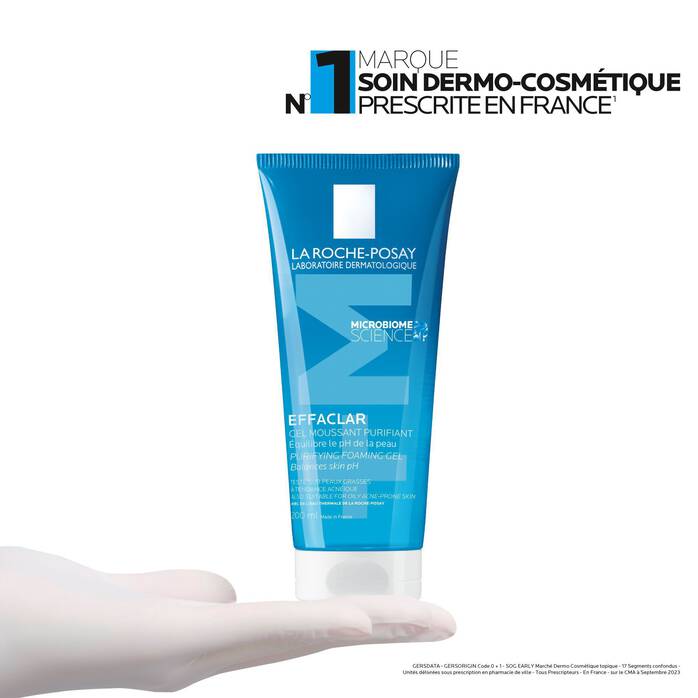 EFFACLAR GEL MOUSSANT PURIFIANT NETTOYANT PEAU GRASSE 200 ML - La Roche - Posay | BeautyForYou.ma