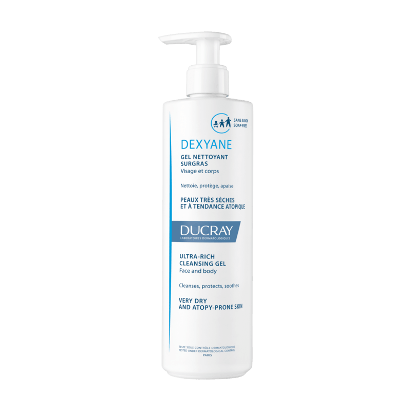 Ducray Dexyane – Gel Nettoyant Surgras – Peaux Très Sèches – 400 ml - GZ000138