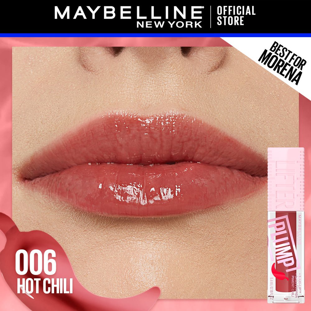 Maybelline New York Gloss Lifter Plump N°6 HOT CHILI - 30161405