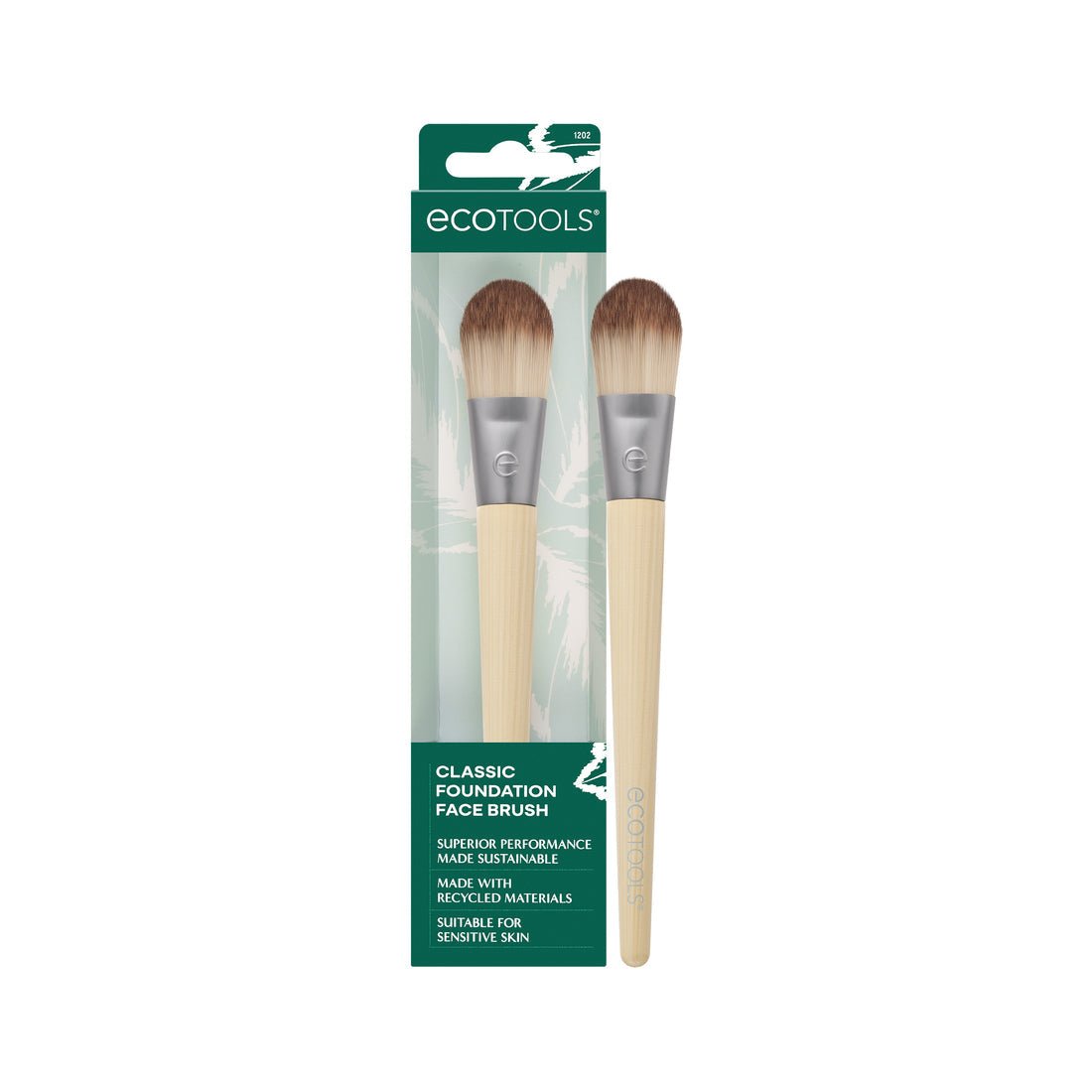 ECOTOOLS FLAT/CLASSIC FOUNDATION BRUSH - Ecotools | BeautyForYou.ma