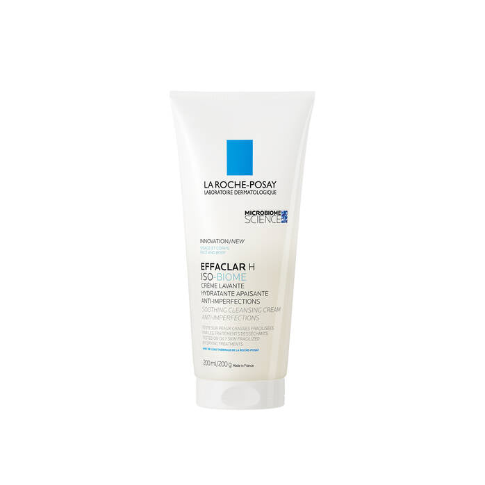 La Roche - Posay Effaclar H ISO - BIOME Crème Lavante Hydratante Apaisante 200 ML - La Roche - Posay | BeautyForYou.ma