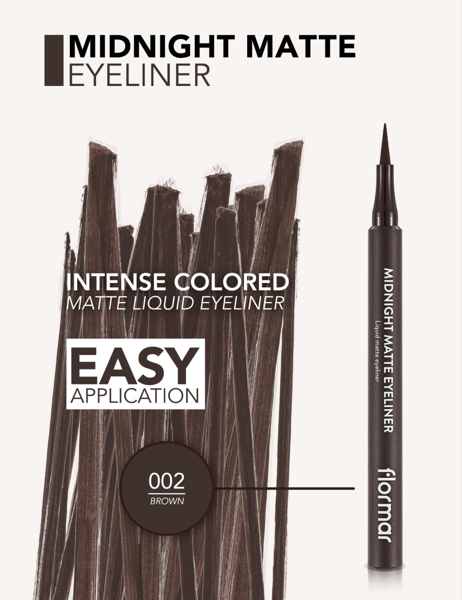 MIDNIGHT MATTE EYELINER 02 BROWN - 8690604641659