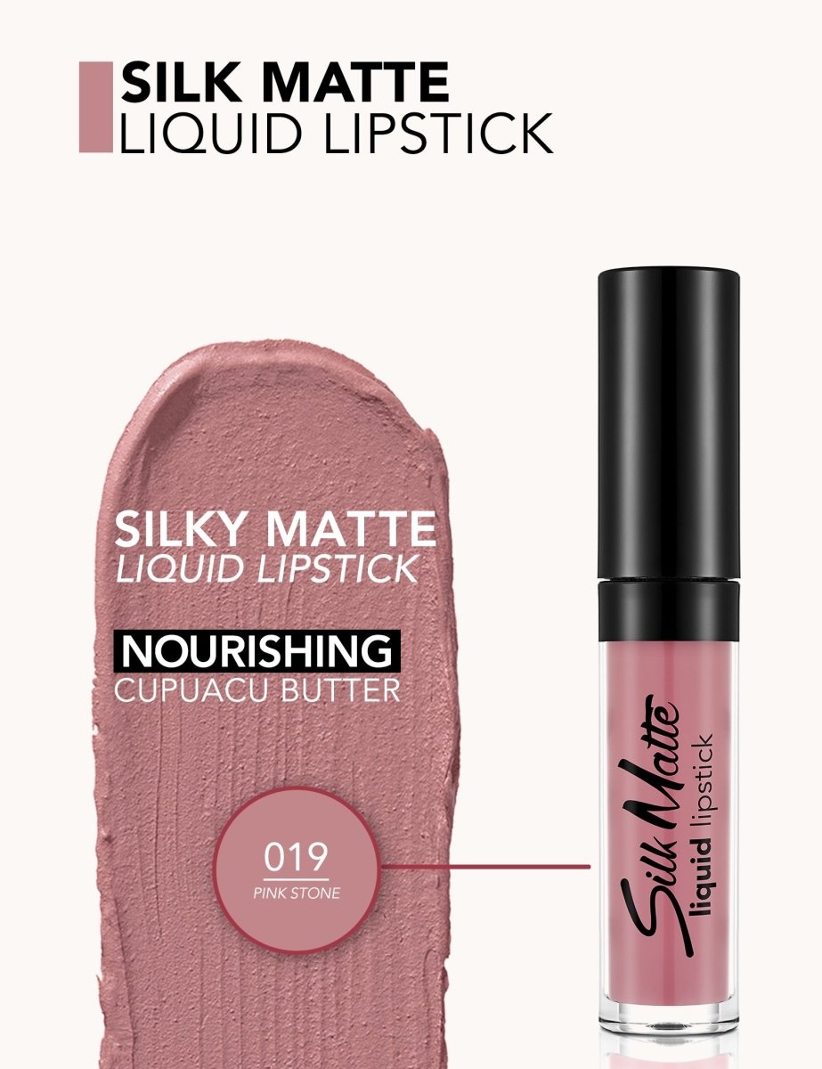 SILK MATTE LQUID LIPSTICK - PINK STONE 019 - 8690604627622