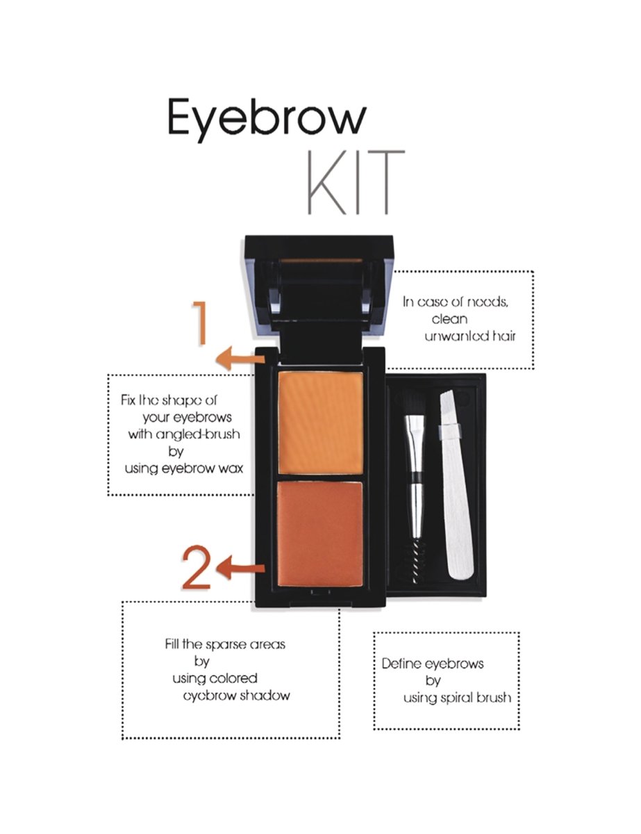 EYEBROW DESIGN KIT - 40 DARK - Flormar | BeautyForYou.ma